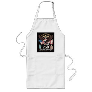 One Nation Under God 250 Years Long Apron