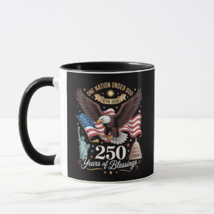 One Nation Under God 250 Years  Mug