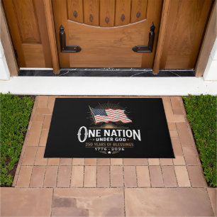One Nation Under God 250 Years of Blessings Doormat