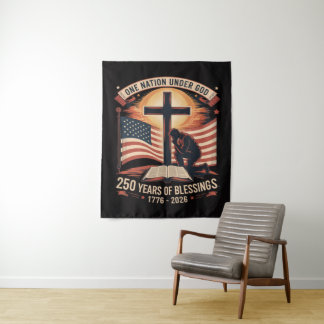 One Nation Under God 250 Years Tapestry