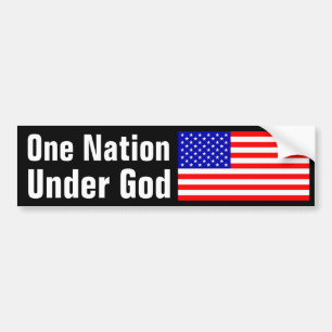 One Nation Under God Bumper Sticker