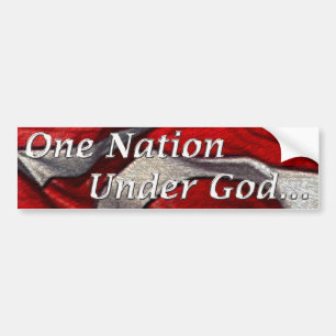 One Nation Under God Bumper Sticker