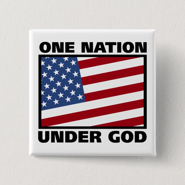 One Nation Under God button (Front)