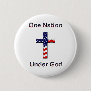 One Nation Under God Button