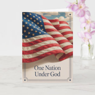 One Nation Under God Card