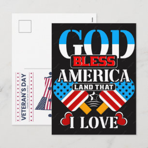 One Nation Under God: Celebrating 250 Blessed Year Holiday Postcard
