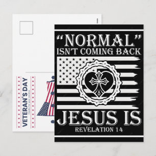 One Nation Under God: Celebrating 250 Blessed Year Holiday Postcard
