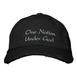 One Nation Under God Embroidered Hat
