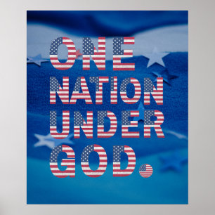 One Nation Under God.  Poster