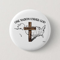 One Nation Under God with US outline