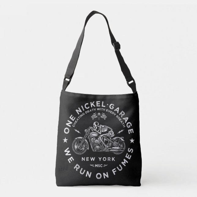 One Nickel Garage / We Run On Fumes / Shoulder Bag (Back)