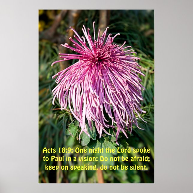 One night the Lord spoke to Paul Poster (Front)