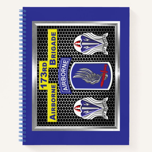 “One of a Kind” 173rd Airborne Brigade Combat Team Notebook (Front)