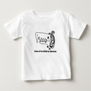 One-of-a-Kind-a-Saurus Hand-Drawn Dinosaur Shirt