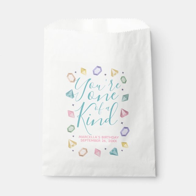 One of A Kind Birthday Favour Bag (Front)