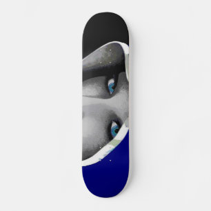 One of a kind board that begs for attention. skateboard
