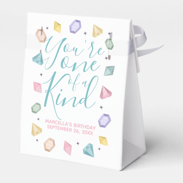 One of A Kind Favor Box (Back Side)