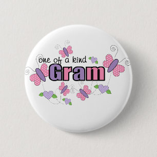 One Of A Kind Gram 2 Inch Round Button