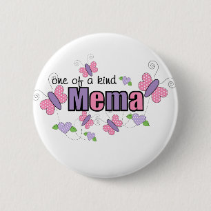 One Of A Kind Mema 2 Inch Round Button