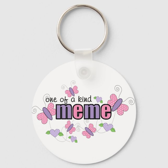 One Of A Kind Meme Keychain (Front)