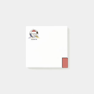 One-of-a-kind Modern Art Monogram. Letter Q Post-it Notes