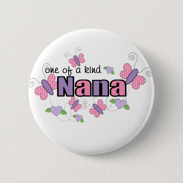 One Of A Kind Nana 2 Inch Round Button (Front)