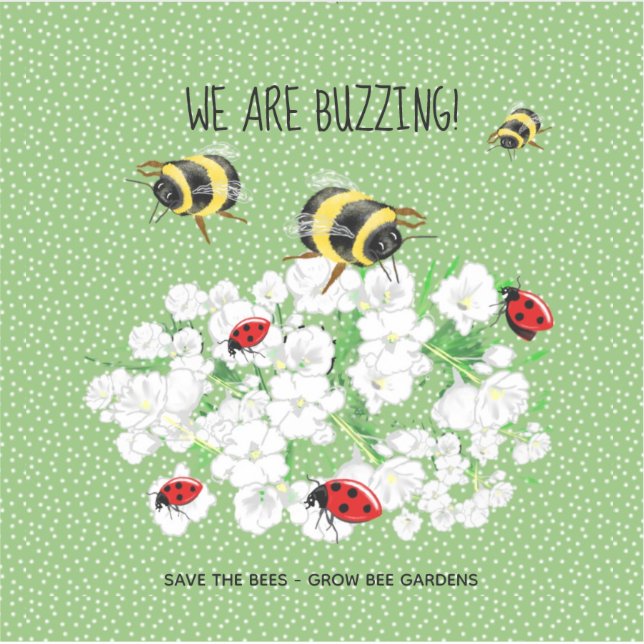 One of a Kind SAVE THE BEES Personalized (Front)