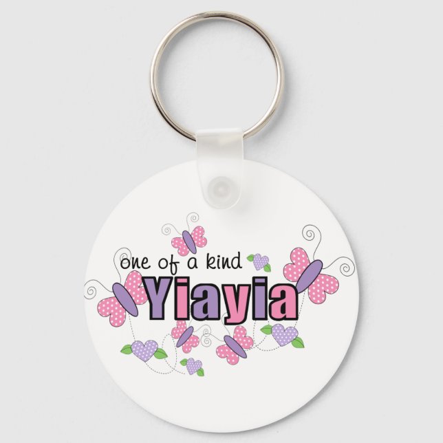 One Of A Kind YiaYia Keychain (Front)