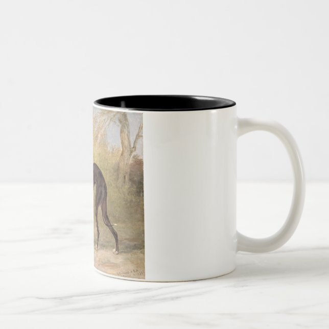 One of George Lane Fox's Winning Greyhounds: the B Two-Tone Coffee Mug (Right)