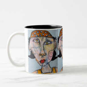 One of Many Hats Two-Tone Coffee Mug