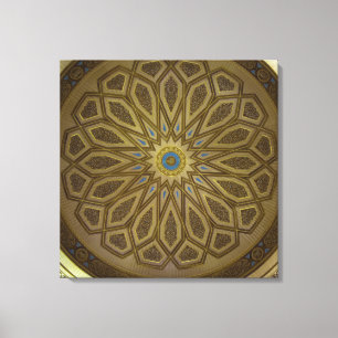 One of the convertible domes on the Haram in Medin Canvas Print
