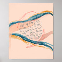 "One of the most valuable lessons you can learn.."