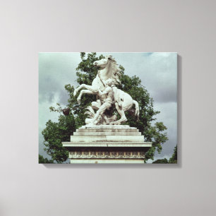 One of the two 'Marly Horses', 1739-45 Canvas Print