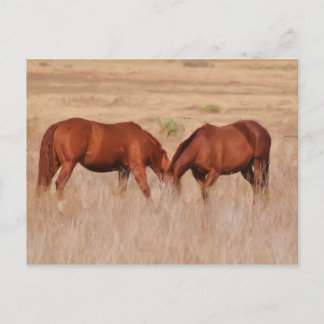 One or two heads postcard