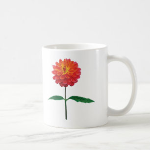 One Orange Dahlia Coffee Mug