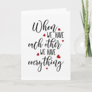 "ONE OUR WEDDING DAY" TO MY BRIDE OR GROOM CARD