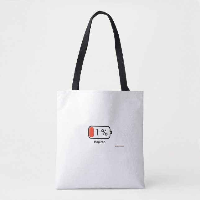 One Percent Inspired - Tote Bag (Front)