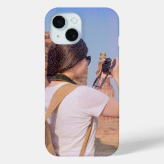 One-Photo Pink Tiny Particle iPhone Case