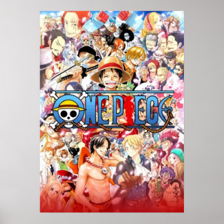 ONE PIECE CHARACTERS  POSTER