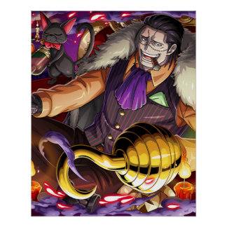 One piece Sir Crocodile Poster