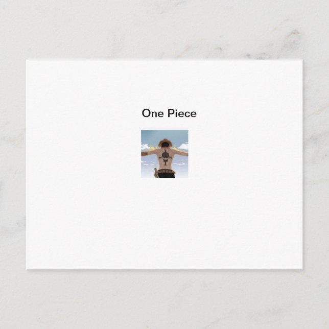 One Piece special customization Postcard (Front)