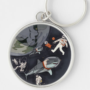 One Planet One Chance - Earth Day(Cartoon Texture) Keychain