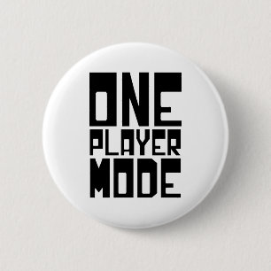 ONE PLAYER MODE 2 INCH ROUND BUTTON