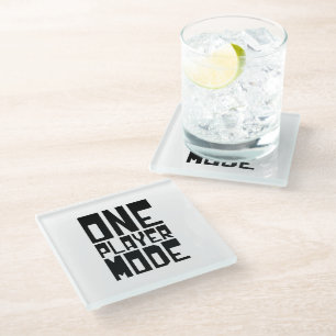 ONE PLAYER MODE GLASS COASTER