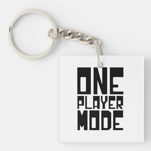 ONE PLAYER MODE KEYCHAIN (Front)