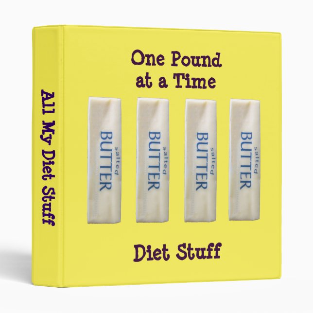 One Pound at a Time Diet Stuff Binder (Front/Spine)
