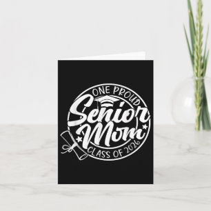 One Proud Senior Mom Cl Of 2026 Graduation Leopard Card