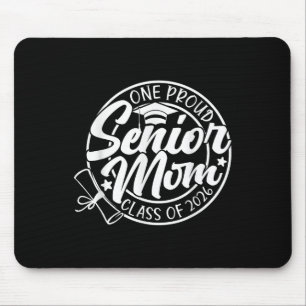 One Proud Senior Mom Cl Of 2026 Graduation Leopard Mouse Pad