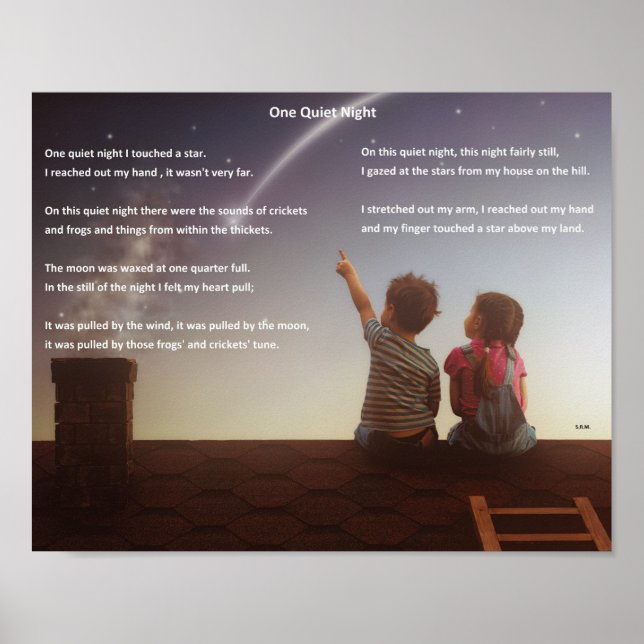 One Quiet Night Poster (Front)