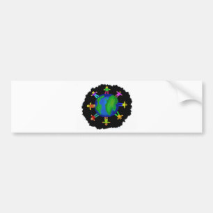 One Race - Anti Racism Bumper Sticker